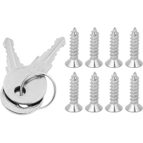 Serrure de sécurité à loquet pour meuble, armoire et placard en alliage de zinc (1/5)