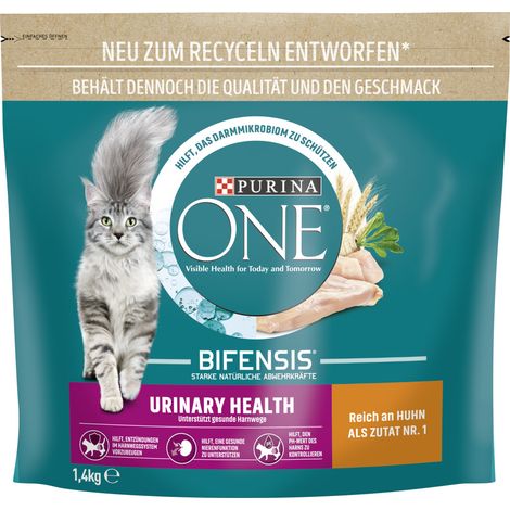 Purina One Katzenfutter Urinary Health reich an Huhn 1,4 kg (1/3)
