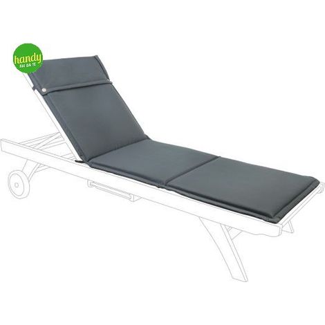 Cuscino per lettino Bizzotto Poly antracite (1/6)