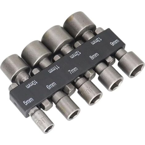 Coffret 9 Pièces Clé Hexagonale Précision + Rallonge + Tournevis Pneumatique - Idéal pour Professionnels & Bricoleurs (1/4)