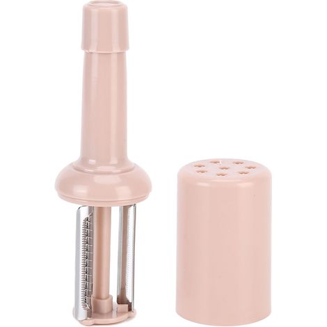 Épluche-légumes en forme de bouteille durable pour fruits, pommes de terre, carottes - Rose - Accessoire de cuisine (1/5)