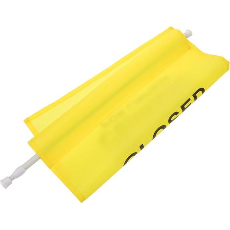 Panneau de Sécurité Suspendu pour Nettoyage Panneau de Barrière de Porte Jaune Extensible Avertissement Toilettes Fermées pour Nettoyage (1/5)