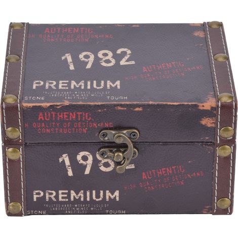 Vintage Aufbewahrungsbox aus Holz für Schmuck, Fotozubehör und Bürodekoration (1/5)