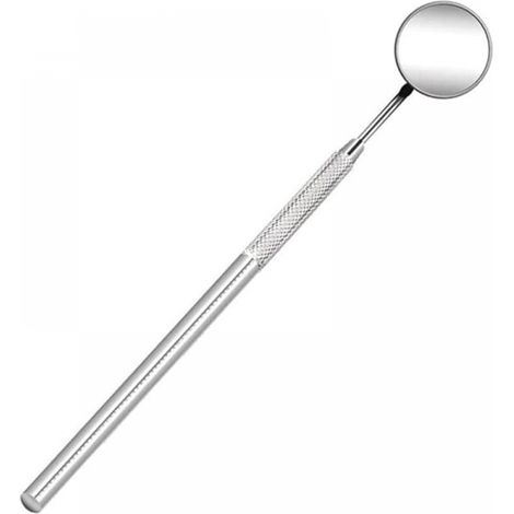 Dental Mirror, Anti-fog Tooth Inspection, Mouth Mirror, Stainless Steel Mirror, Dentist Tool, Dental Mirror for Cleaning Teeth, Inspection, Daily Use, Oral Care (1/5)