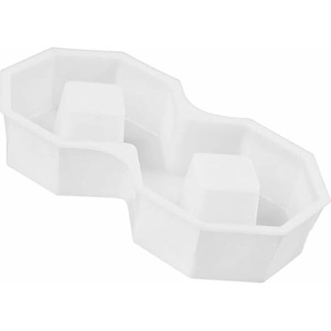 Chemin Béton Moule 8-Shaped Pavé Béton Stepping Stone Moule (1/5)