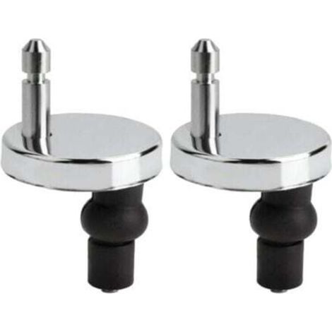 Set mit 2 universellen WC-Sitzbefestigungen, klappbarem WC-Sitzbezug, WC-Deckelbefestigungen, geeignet für alle WC-Typen, einfache Montage