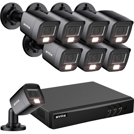 Système de Caméra de Surveillance, Résolution 1080P, Capacité de Vision Nocturne, 8PCS, 2T (1/2)
