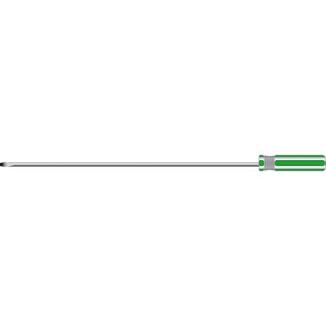 Tournevis plat de 5 mm de long et 300 mm de long, idéal pour les vis plates profondes Proskit 89119A