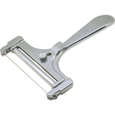 Cortador de queso ajustable - Rebanadas perfectas - 1 pieza - Aluminio y acero inoxidable - 15 x 11,6 cm (1/5)