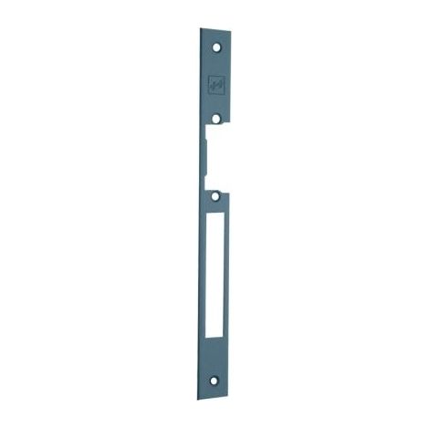 Têtière pour gâche électrique encastrée S967 plate - 250 mm - réversible - zinguée - EFF EFF