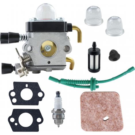 Compatible avec les carburateurs Stihl HS45 et FS55, ainsi qu'avec les taille-haies FS45, FS85, ZAMAC1Q-S169B et C1Q-S97. (1/5)
