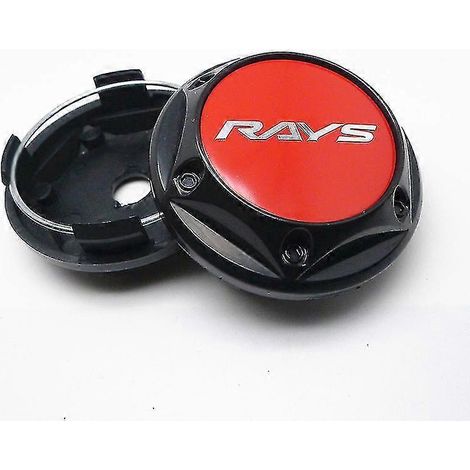 Lot de 4 cache-moyeux de 68 mm et 62 mm pour jantes Rays, accessoires de style automobile Yogu,B (1/3)