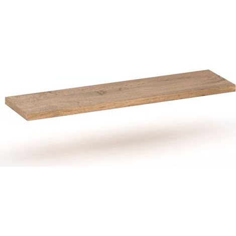 Étagère murale 60 cm en bois d'érable, design moderne, idéale pour ranger livres et objets de décoration, fixation murale incluse (1/5)