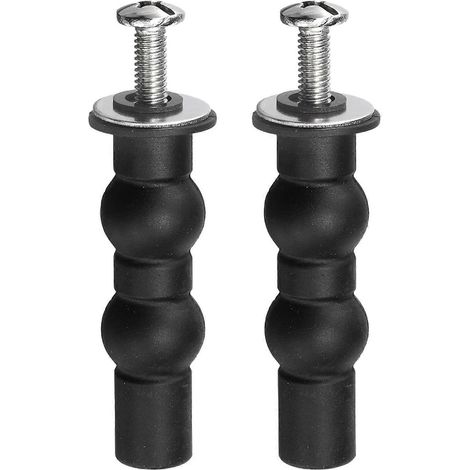 Ensemble de vis M6 pour charnières de siège de toilette, ensemble d'écrous à tête cylindrique en caoutchouc extensible (diamètre de la rondelle : 20 mm/0,78 pouce) (1/5)