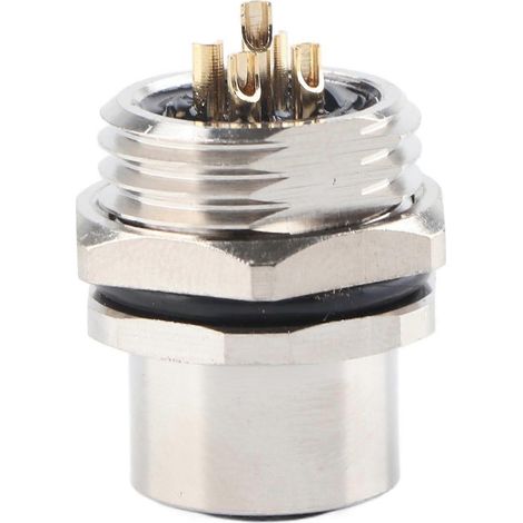 M12-B-S5 Einbaubuchse, M12 IP67 wasserdichter Stecker, 5-poliger Steckeradapter
