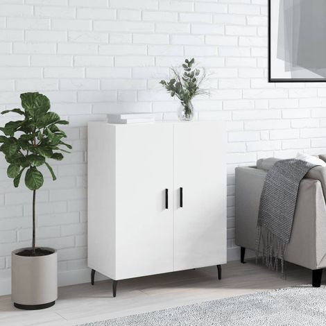 Sideboard Hochglanz-Weiß 69,5x34x90 cm Holzwerkstoff vidaXL (1/5)