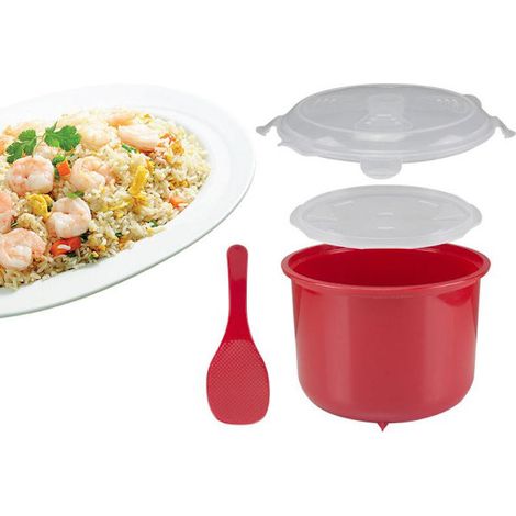Cuiseur de riz pour micro 2.5 L micro-ondes usage quotidien (1/4)