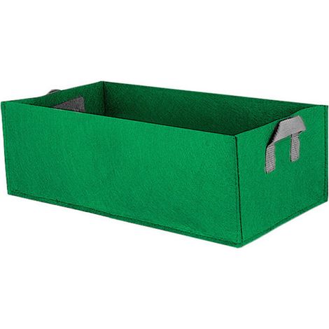 1 sac de culture surélevé en tissu, feutre résistant, drainage optimal, pour herbes aromatiques, légumes et fleurs, usage intérieur et extérieur (1/5)