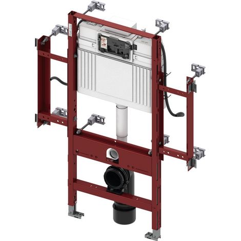 TECEprofil module WC géronto 1120 mm p. fixation avec plaque d'actionnement frontale