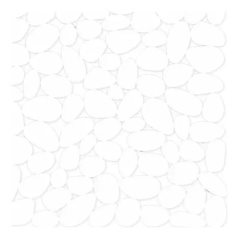 Tappetino lavello Sassi trasparente in PVC 32 × 32 cm
