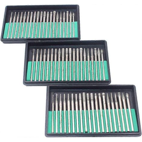 Accessoire divers pour outil multifonction : kit de fraises diamantées pour verre et métal, accessoire de meulage rotatif (1/2)