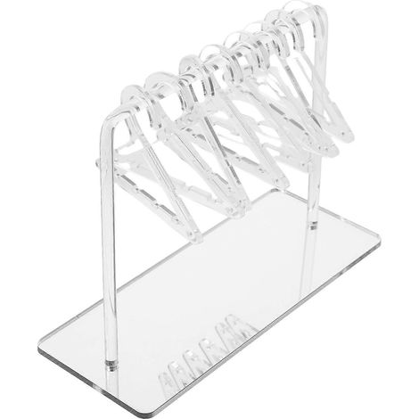 Présentoir à bijoux argenté, étagère en acrylique compatible avec les présentoirs à bijoux. (1/5)