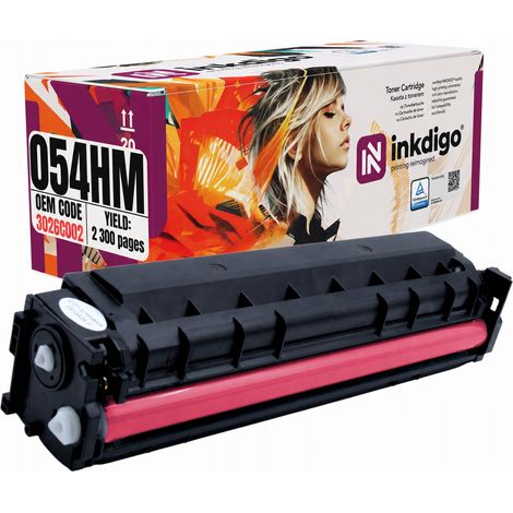 Inkdigo Toner CRG054HM kompatibel mit Canon i-Sensys LBP-621Cw MF640C TÜV-zertifiziert (1/5)