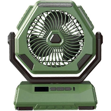 Wiederaufladbare Campinglampe mit 6000 mAh Lüfter, tragbare Zeltlampe für Camping, Picknicks und Reisen. (1/5)