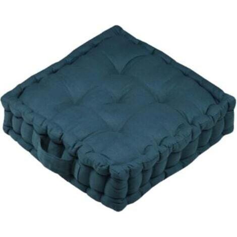 Bodenkissen – Größe 42 x 42 x 10 cm – Smaragdgrün – Hochwertiges Modell – Bequemer Sitz (1/4)