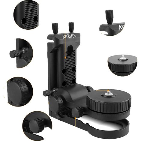Support Laser, Réglable à 360°, Options d'Installation Multiples, 360 L-Bracket (1/2)