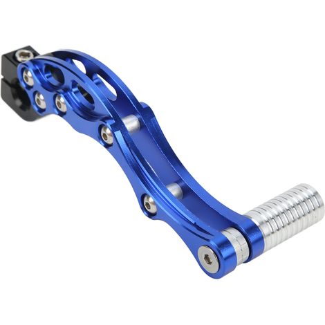 Levier de démarrage à kick en alliage d'aluminium haute résistance, accessoire universel pour moto et scooter (bleu) (1/5)