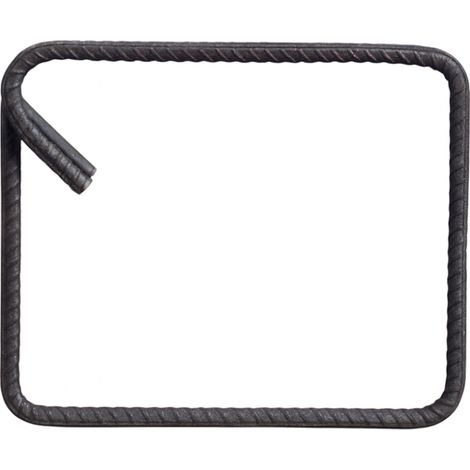 Staffa chiusa antisismica armatura ferro 20 x 25 cm strutture cemento 1 pezzo (1/5)