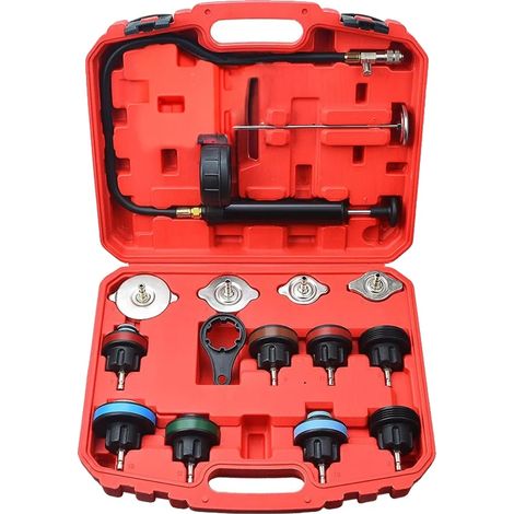 Testeur de pression de radiateur, kit de 15 pièces, outil multifonction, 15pcs (1/2)