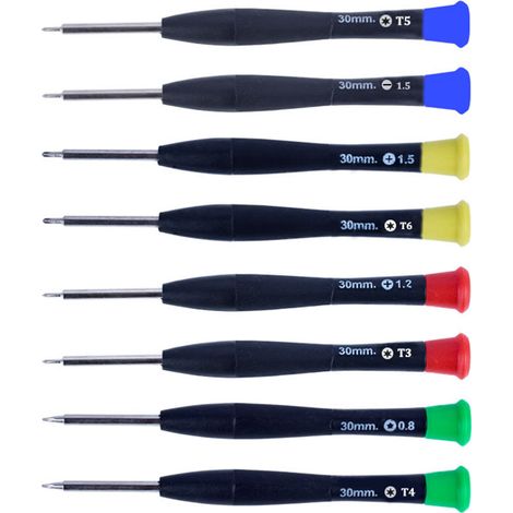[Yue Xing Hui] Kit d'outils de démontage et de réparation de téléphones portables 8 en 18 pièces, vis de montre, tournevis combiné multifonctionnel, vente en gros et au détail