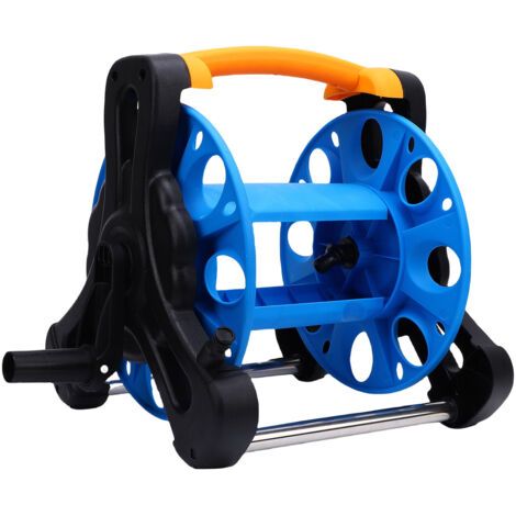 Chariot dévidoir de tuyau d'arrosage, capacité de 35 m (114,8 pi), fixation murale, chariot dévidoir portable, pour le lavage de voiture et l'arrosage extérieur (1/5)