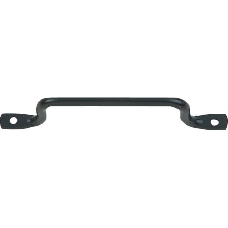 Torbel – Poignée de porte d'entrée à cylindre noir – Finition cataphorèse résistante aux intempéries – Ergonomique pour volets – 9201024 (1/3)