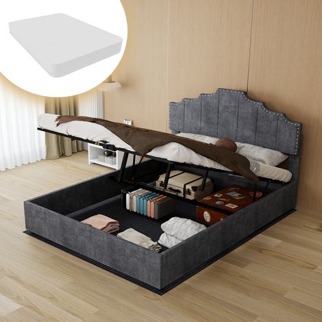 Matelas 140×200 cm fermeté H3 hauteur 25 cm — matelas à ressorts ensachés 7 zones avec mousse confort, soutien ergonomique, respirable, hypoallergénique, idéal pour toutes les positions de sommeil (1/5)