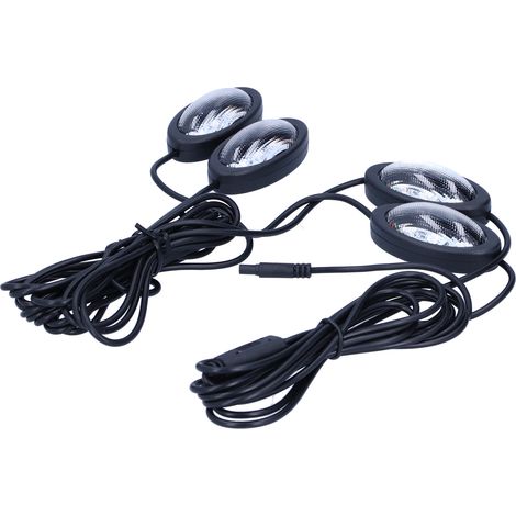 Lampe d'ambiance LED pour voiture, télécommande via application, éclairage d'ambiance décoratif et coloré pour l'intérieur, pour la modification automobile (1/5)