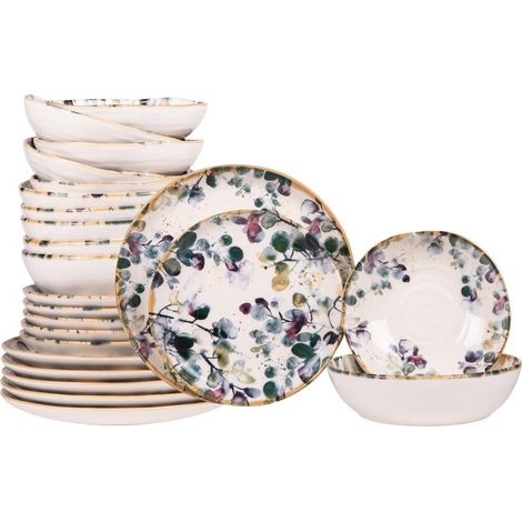 Table Passion - Service d'assiettes Garden 24 pièces