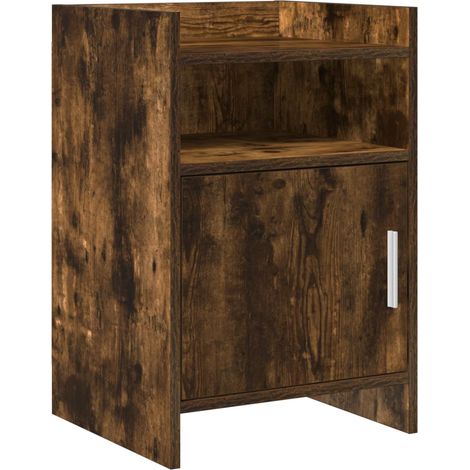 Bedside Tables Smoked Oak 40 x 36 x 60 cm Engineered Wood vidaXL (1/5)