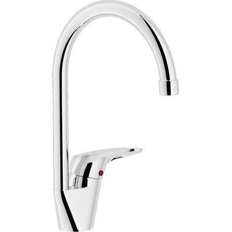 Miscelatore monocomando per lavello 220x315 mm  in ottone cromato - Nobili Hera