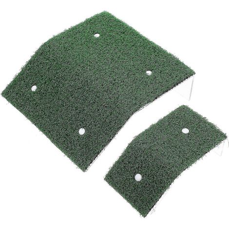 Plateforme de repos pour tortues en acrylique, lot de 2 avec ventouses (1/4)