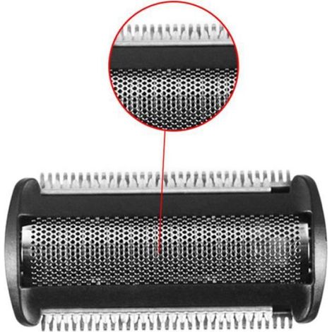 3 Pièces Tondeuse de Rechange de Tête de Rasoir pour Philips Bodygroom BG 2024-2040 S11 YSS2 YSS3 Série (1/4)