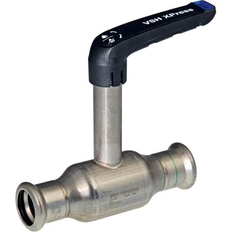 VSH XPress FullFlow Valvola a sfera in acciaio inox con codolo allungato i/i 15 (DN10) Tipo XPR20101, 2010000101