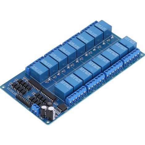 Hochpräzises 16-Kanal-12V-Relaismodul mit RJ45-Schnittstelle für Industrieanlagen und elektrische Geräte (1/5)
