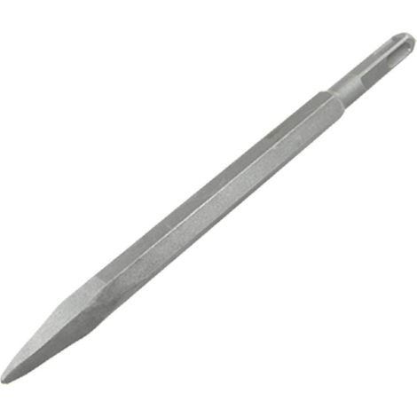 Burin pointu à queue carrée — 14 x 250 (Longueur réelle : 220 mm) — Efficace et fiable  adapté au burinage des métaux ferreux  pointe conique.