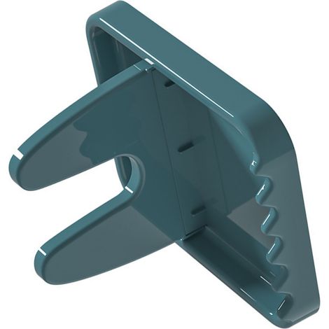 Faltbarer Topflappen, Löffelhalter aus Kunststoff, Küchenorganizer für Gabeln, Pfannenwender, Topfdeckelhalter, Geschirr, Blau (1/5)