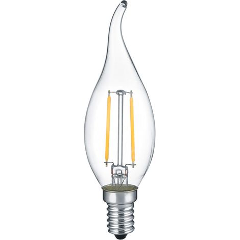 E14 Filament LED - 2 Watt, 250 Lumen, warmweiß, Ø3,5cm - nicht dimmbar