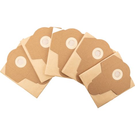 Scheppach Lot de 5 sacs pour aspirateurs ASP20-ES, ASP-20Plus, ASP30-ES - Consommable (1/2)