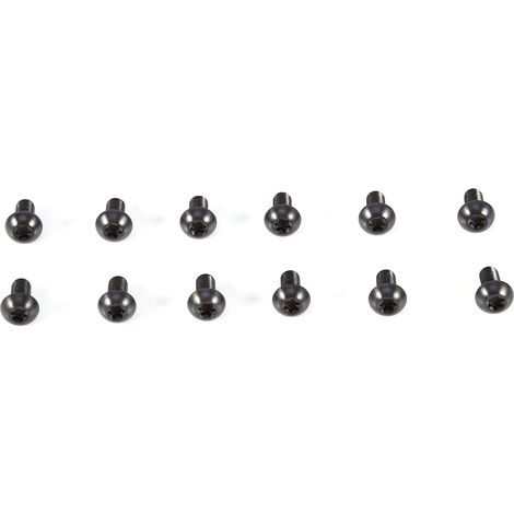 12 vis à disque de frein en alliage de titane T25 à tête Torx pour VTT (noires) (1/5)